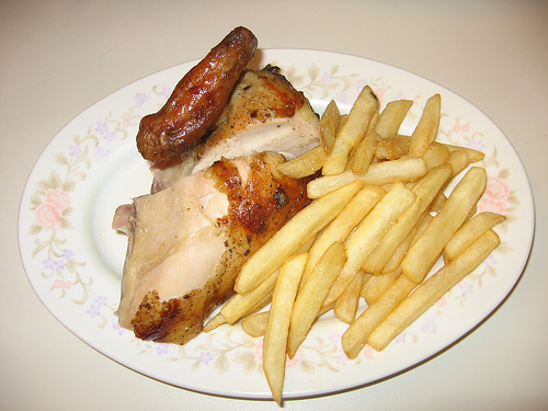 Poulet frites: perfect for the kids